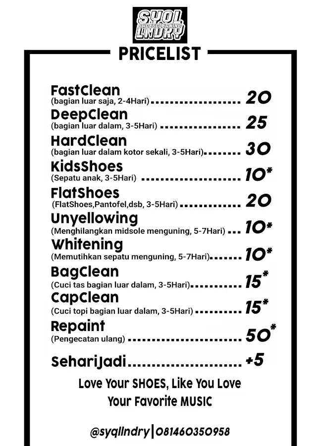 Syaqila Laundry dan Cuci Sepatu Muntilan