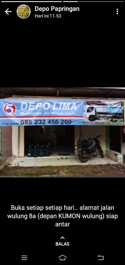 TIRTA JOGJA 2 (Depot Air Minum Isi Ulang)