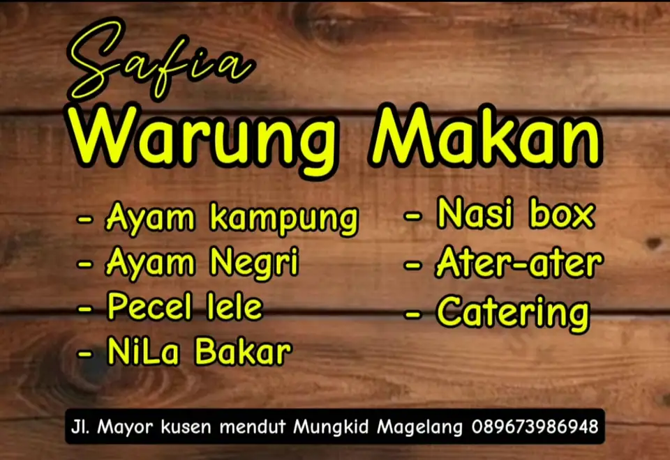 Nasi box & warung makan Borobudur Sego abang lombok ijo (bakar goreng geprek kremes) safia catering — foto 2