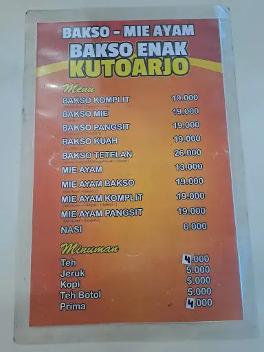 Bakso Enak Kutoarjo · Mungkid