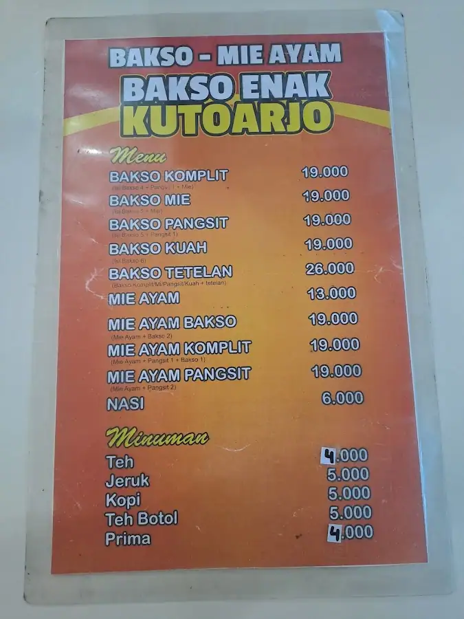 Bakso Enak Kutoarjo · Mungkid — foto 5
