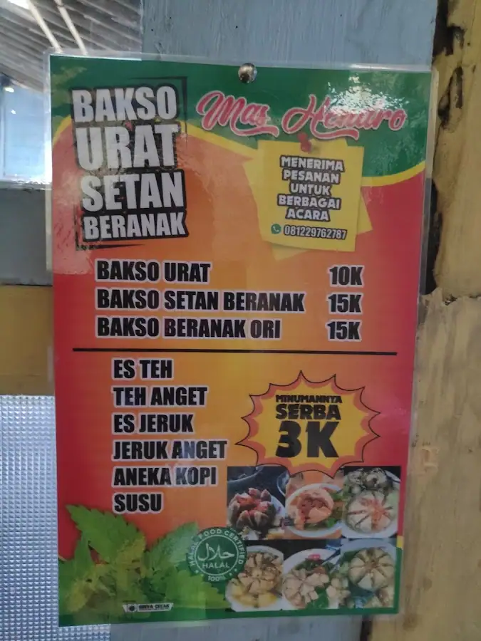 Bakso Urat Beranak Mas Hendro