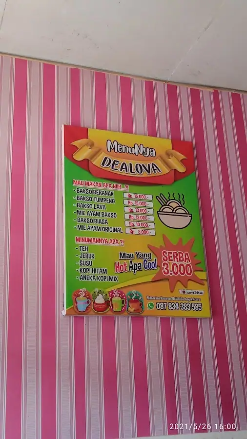 Dealova Mie Ayam & Bakso Beranak