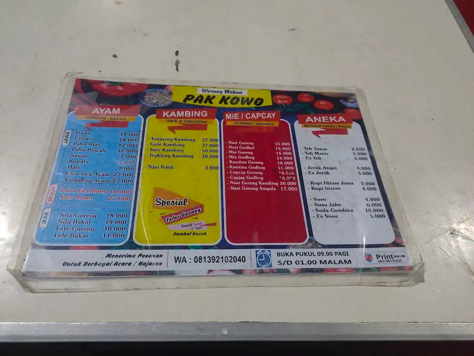 Warung Makan Pak Kowo
