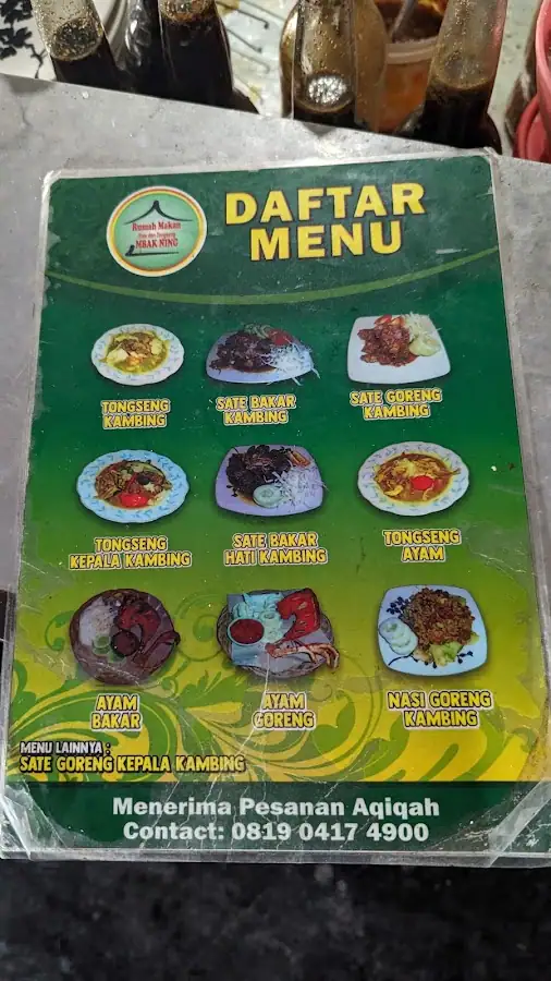 Rumah Makan Sate Kambing Dan Tongseng Mbak Ning