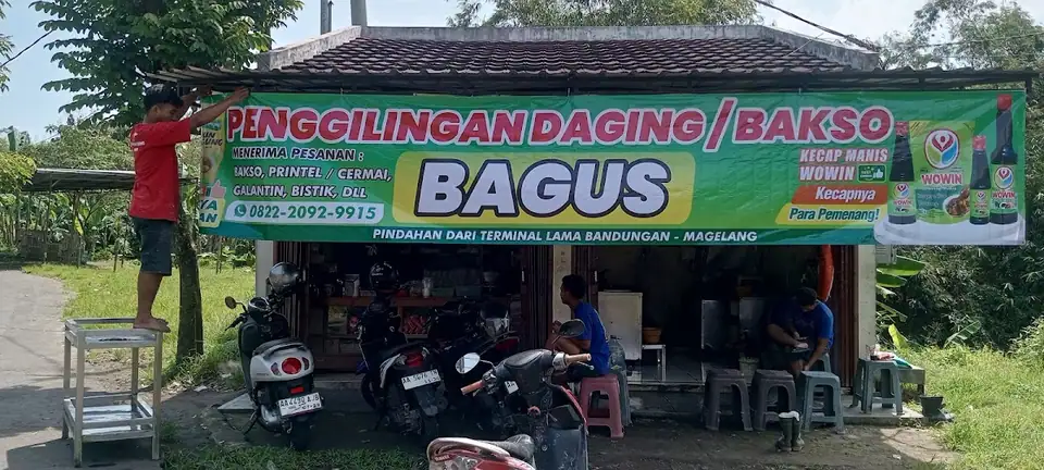Bandongan penggilingan bakso Bagus jujur sukses
