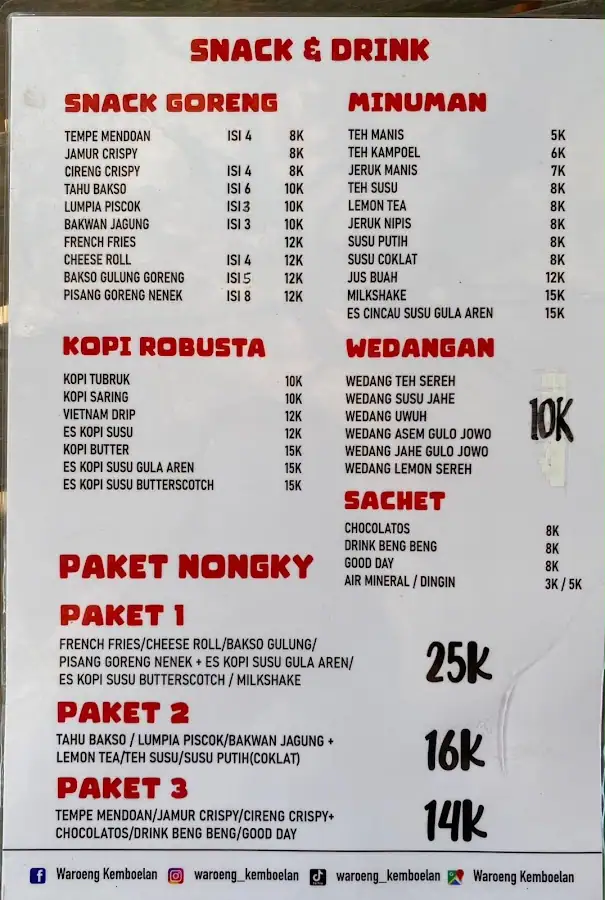 Waroeng Kemboelan