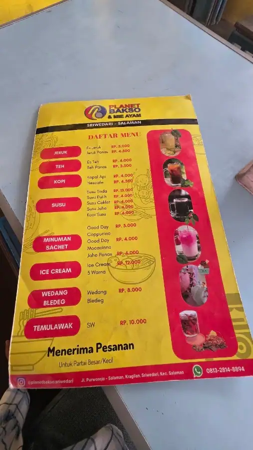 Planet Bakso & Mie Ayam Sriwedari