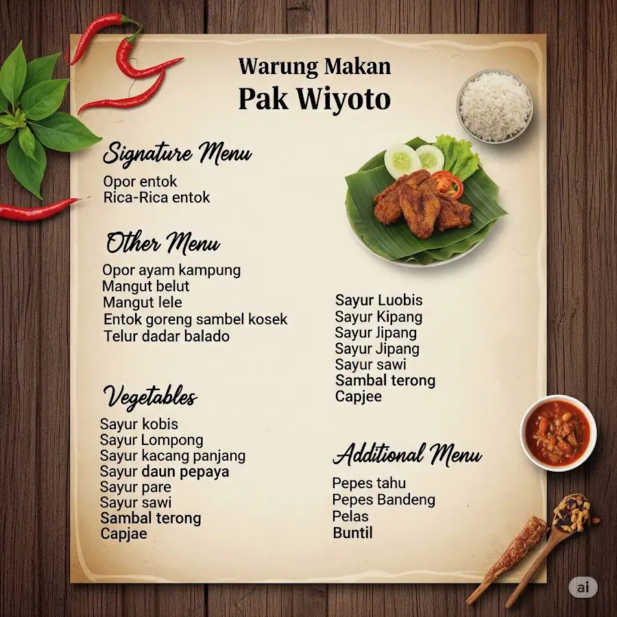 warung makan pak wiyoto