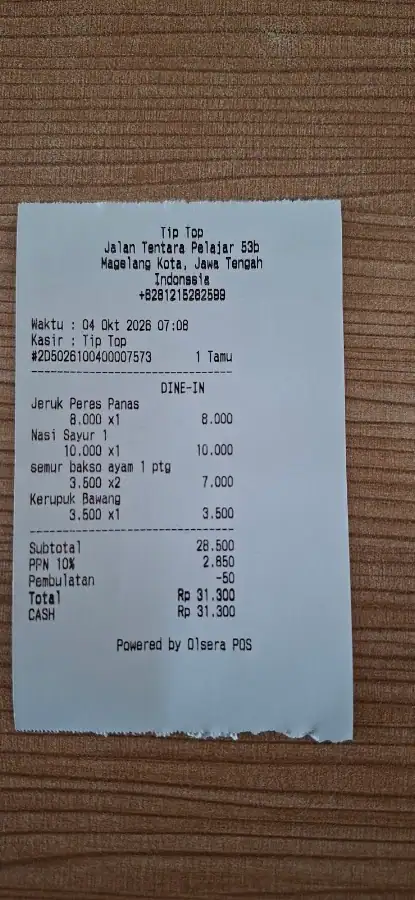 Rumah Makan Tip Top — foto 3