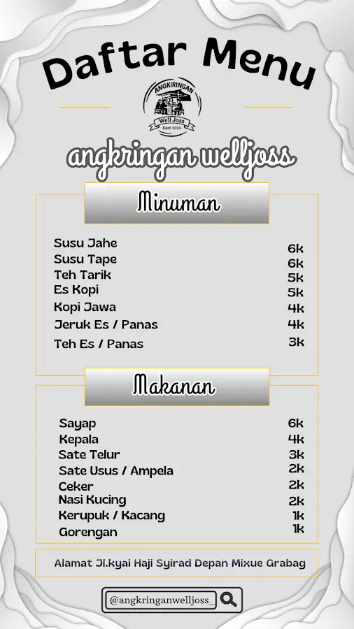 Angkringan Well Joss