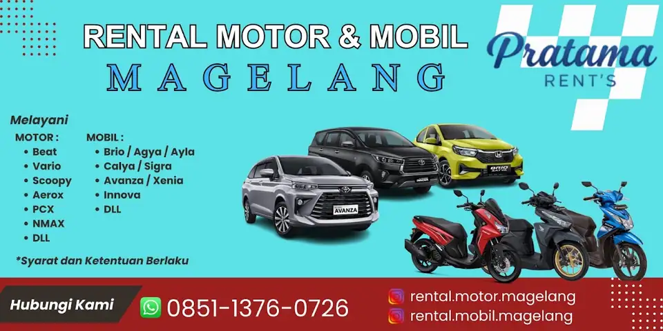Rental motor dan mobil Magelang